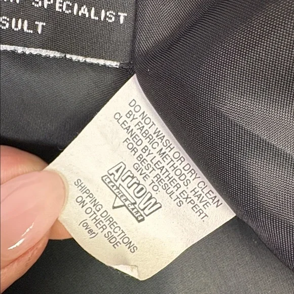 Franklin Allen Women’s Black Genuine Leather Jacket / Blazer – Size L - Picture 5 of 9